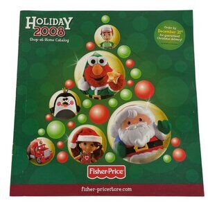 Fisher-Price Holiday Rare 2008 Shop-At-Home Catalog with Little People & More!